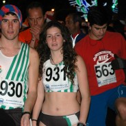 RAÚL I MARIA AGUDO A LA SANT SILVESTRE DE MERIDA.