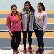 OLGA MORRAJA CAMPIONA DE CATALUNYA JUVENIL EN LLANÇAMENT DE PES EN PISTA COBERTA