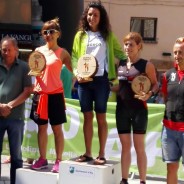Ana Ruiz i Toni Agut fan podi a la UC Trail Cerdanya